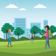 group of friends cartoon