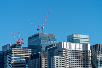 Fototapeta na wymiar 東京の高層ビル群（ビジネス）