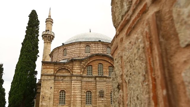 Bursa Ottoman Emir Sultan Mosque Outdoor Timelapse 3