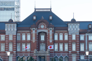 Fototapeta premium 日本の首都東京の東京駅