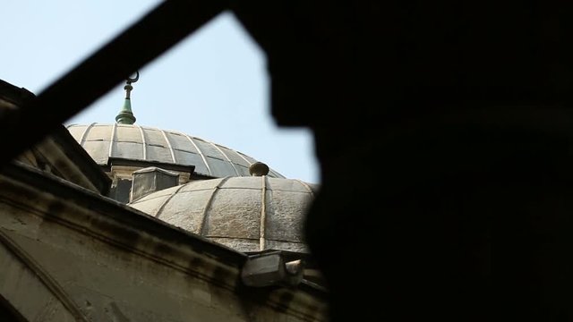 Istanbul Ottoman Gazi Ahmet Pasa Mosque Dome and Pillar