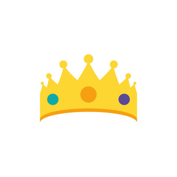 crown king luxury isolated icon
