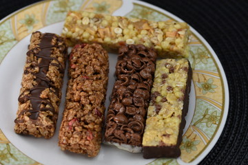 Cereal Bars, Muesli, Fitness, Nuts, Seeds 