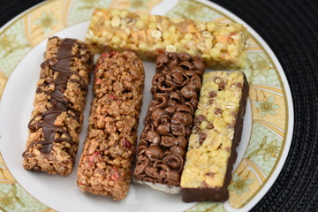 Cereal Bars, Muesli, Fitness, Nuts, Seeds 