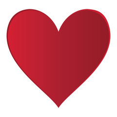 heart love valentines card