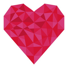 abstract heart love valentines card