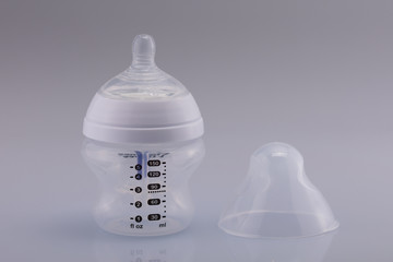 Transparent Baby Feeding Bottles 