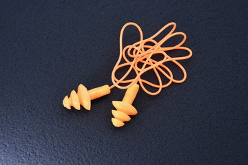 .Orange   ear plugs 