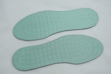 green orthopedic shoe insoles 