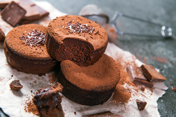 Delicious chocolate dessert