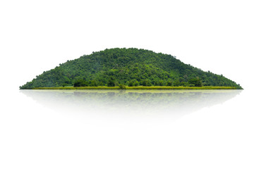 mountain isolated on white background 