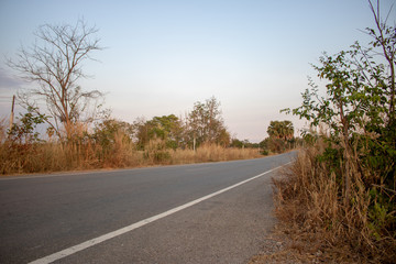 Fototapeta premium Natural scenery,road 