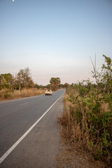 Natural scenery,road 