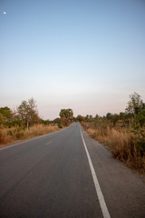 Natural scenery,road 