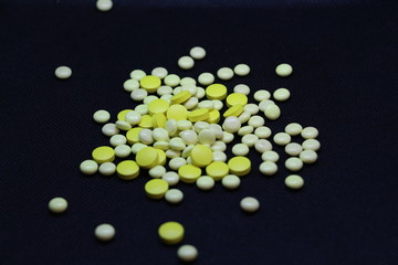 Tablets. Medicine for human health, for curing diseases.