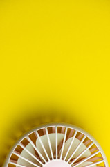 A fan on yellow