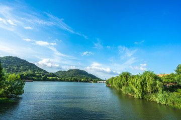 lake in the mountains