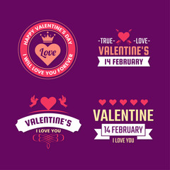 Wedding Retro Vintage Vector Label