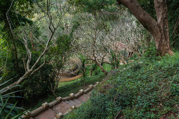 Stone stairway on Mount Phousi, Luang Prabang