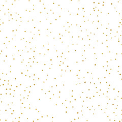 Glitter gold seamless pattern with polka dots. Hipster trendy effect. EPS 10 © artifex.orlova