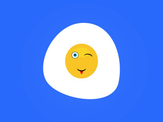 Happy Face Frying Eggs