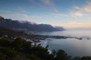 Fototapeta na wymiar Cape Town South Africa skyline