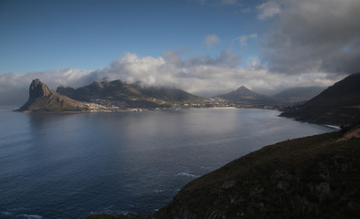 Fototapeta na wymiar Chapmans Peak Drive Cape Town South Africa skyline