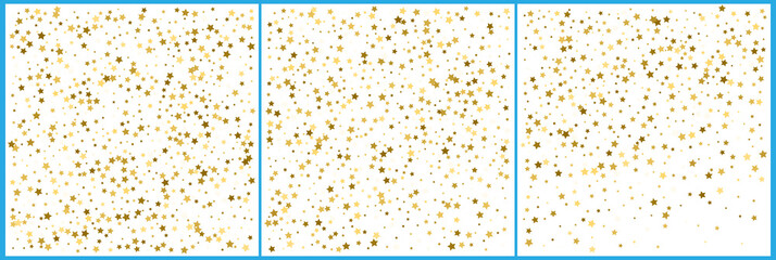 Gold star confetti