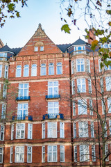 An old red brick home and building in london