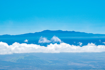 Mauna Loa Mountain seen from Kohala Mounten Road