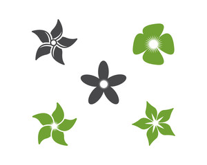 Jasmine flower icon vector illustration design