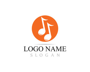 Music note vector icon