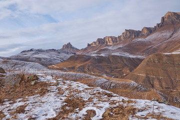 Fototapeta na wymiar Mountains in Baksan‎