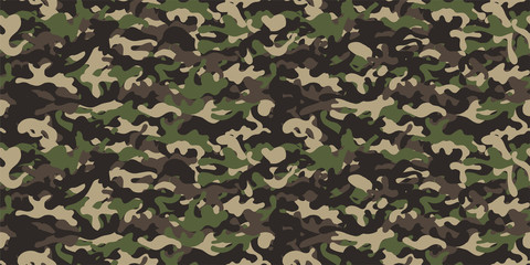 Camouflage background. Seamless pattern.Vector. 迷彩パターン