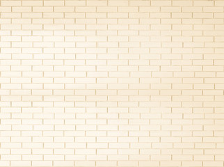 Obraz premium Brick wall texture pattern background in natural light ancient cream beige yellow brown color