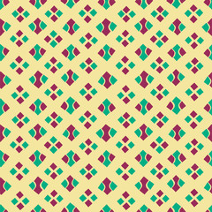 Random geometric background. Seamless pattern.Vector. ランダム幾何学パターン