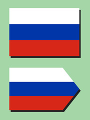 Russia national flag 