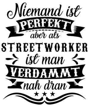 TShirt Vorlage Streetworker