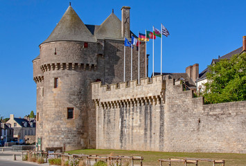 Guérande. Les remparts de la ville. Loire Atlantique. Pays de Loire	 - obrazy, fototapety, plakaty