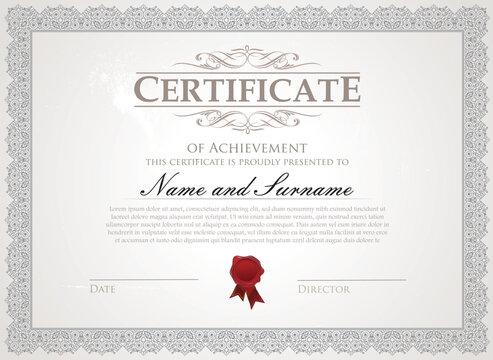 Certificate template