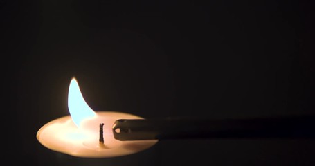 Lighting a Tea Candle