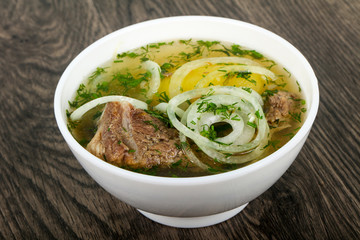 Caucasian meat soup - Hashlama