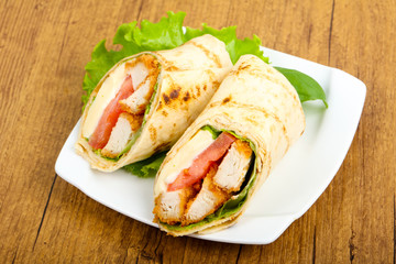 Chicken bread roll