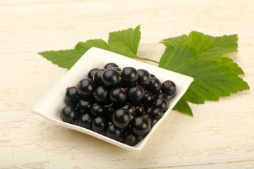 Ripe black currants