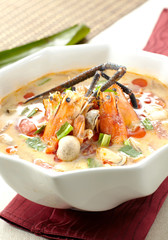 Delicious Thai cuisine, Tom Yum Kung Soup