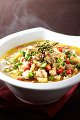 Delicious Chinese cuisine, spicy chicken