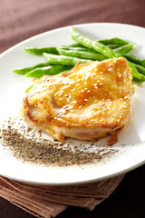 Delicious Chinese cuisine, fried chicken breast