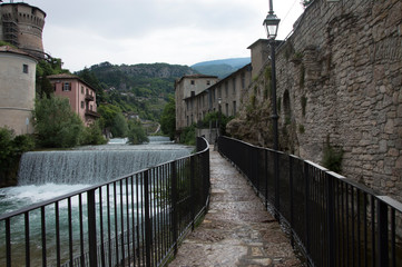 Rovereto old little city in Trentino