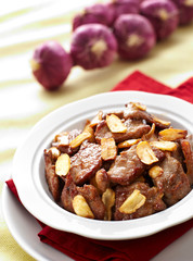 Delicious Chinese cuisine, fried beef