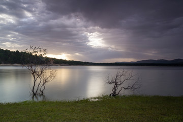 Sunset on the lake 2